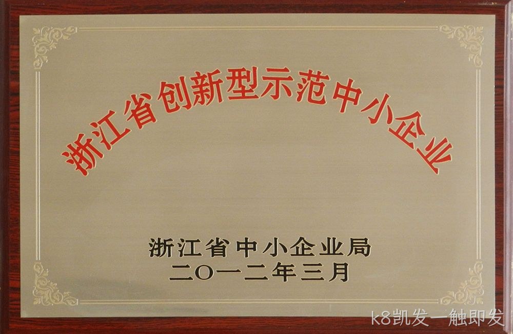 浙江省创新型示范中小企业