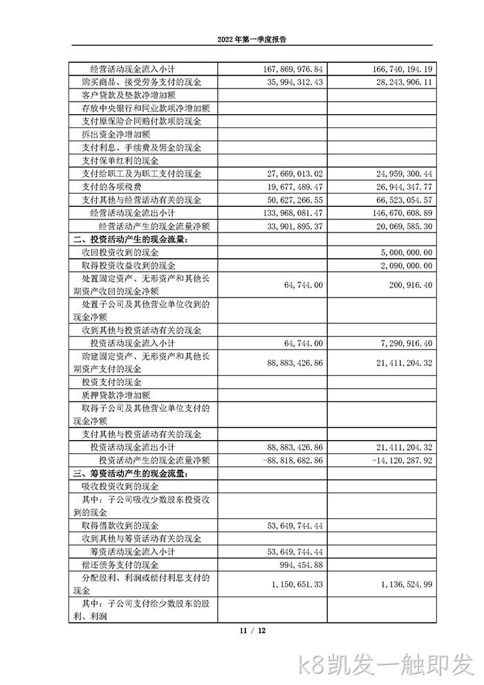 k8凯发一触即发2022年第一季度✩报告_页面_11
